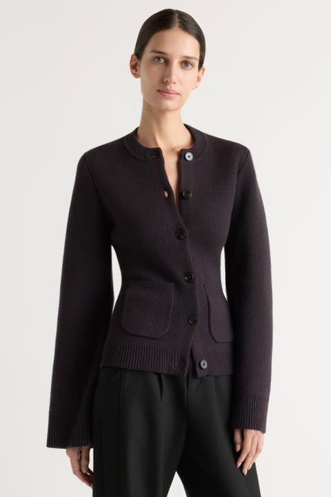 Eames Cotton Wool Button Cardigan
