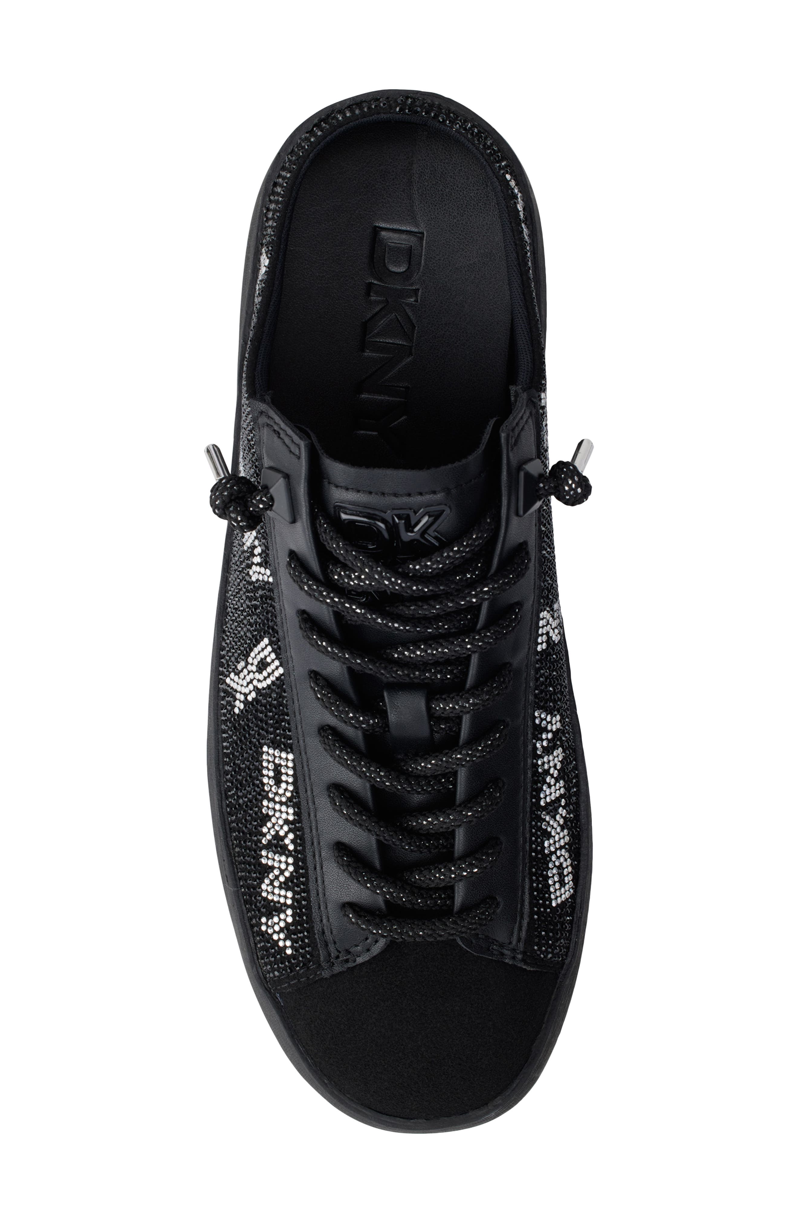 DKNY Garren Slip-On Sneaker, Alternate, color, Black/ Silver