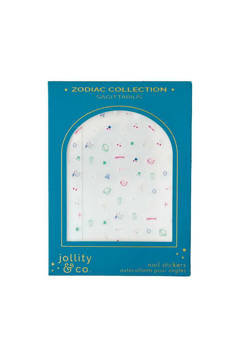 Zodiac Nail Stickers, Main, color, Sagittarius