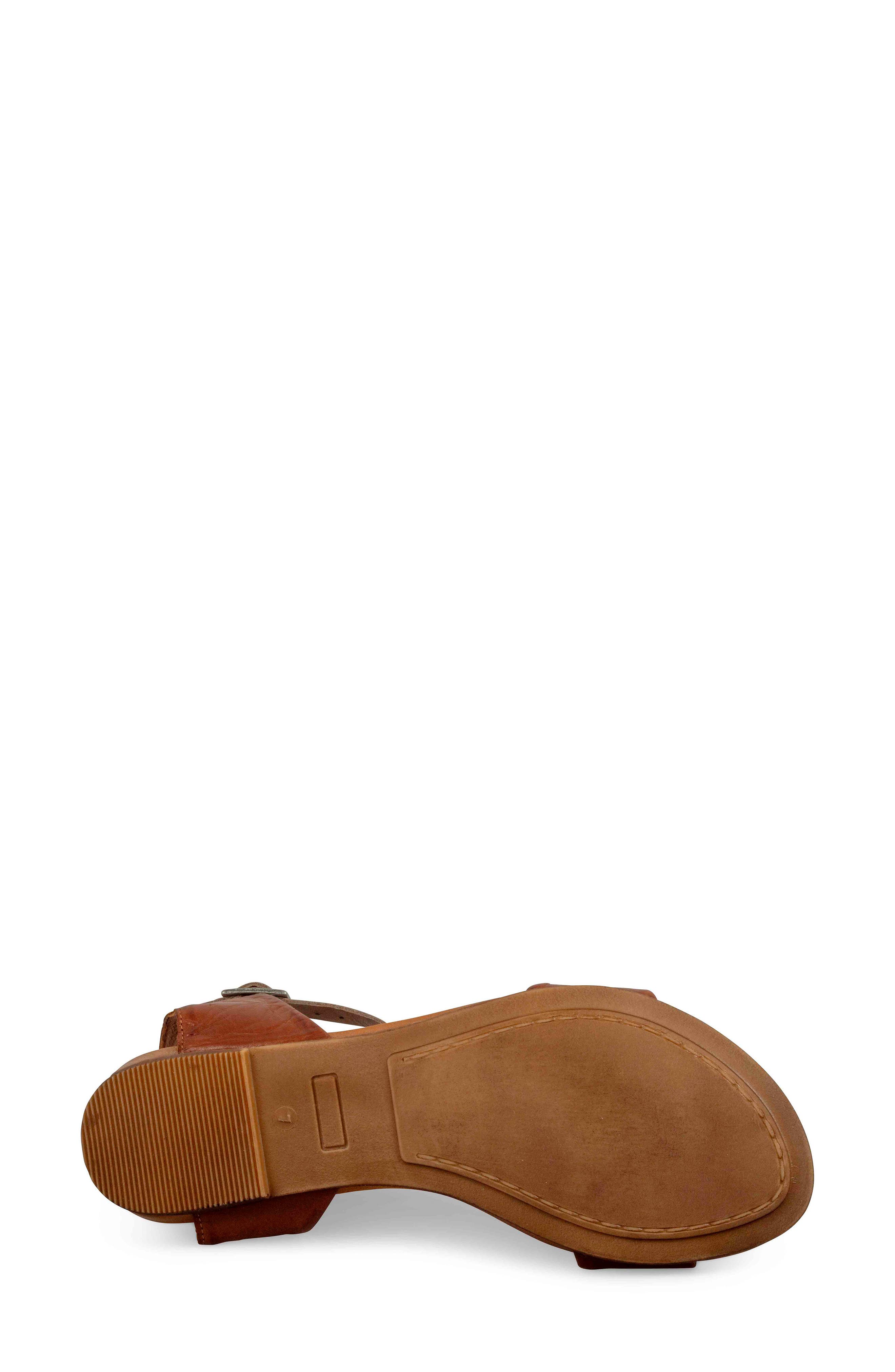 Miz Mooz Alanis Flat Sandal, Alternate, color, Brandy