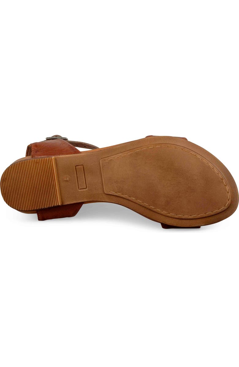 Miz Mooz Alanis Flat Sandal, Alternate, color, Brandy
