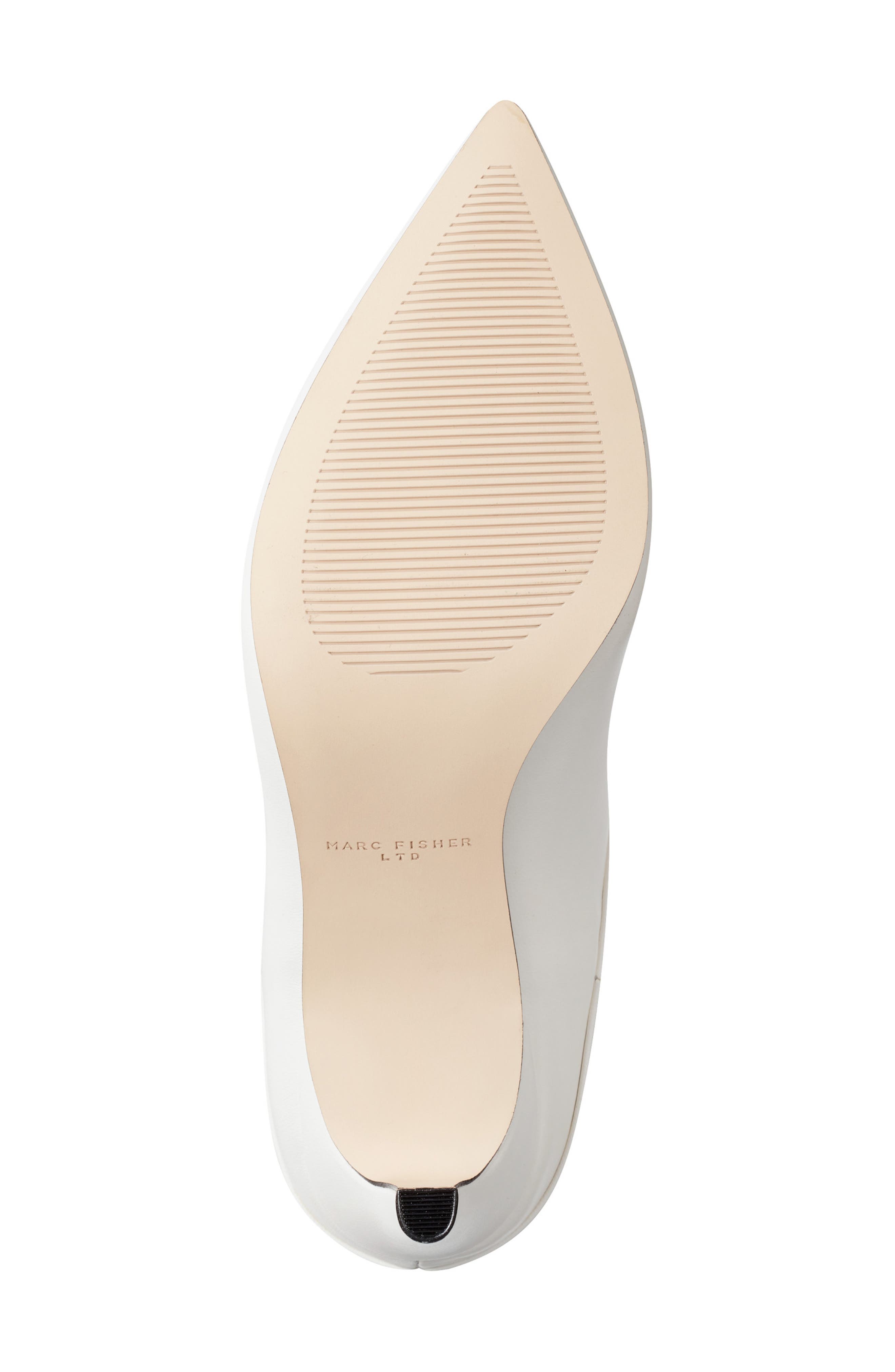 Marc Fisher LTD Gentle Pointed Toe Knee High Boot, Alternate, color, White