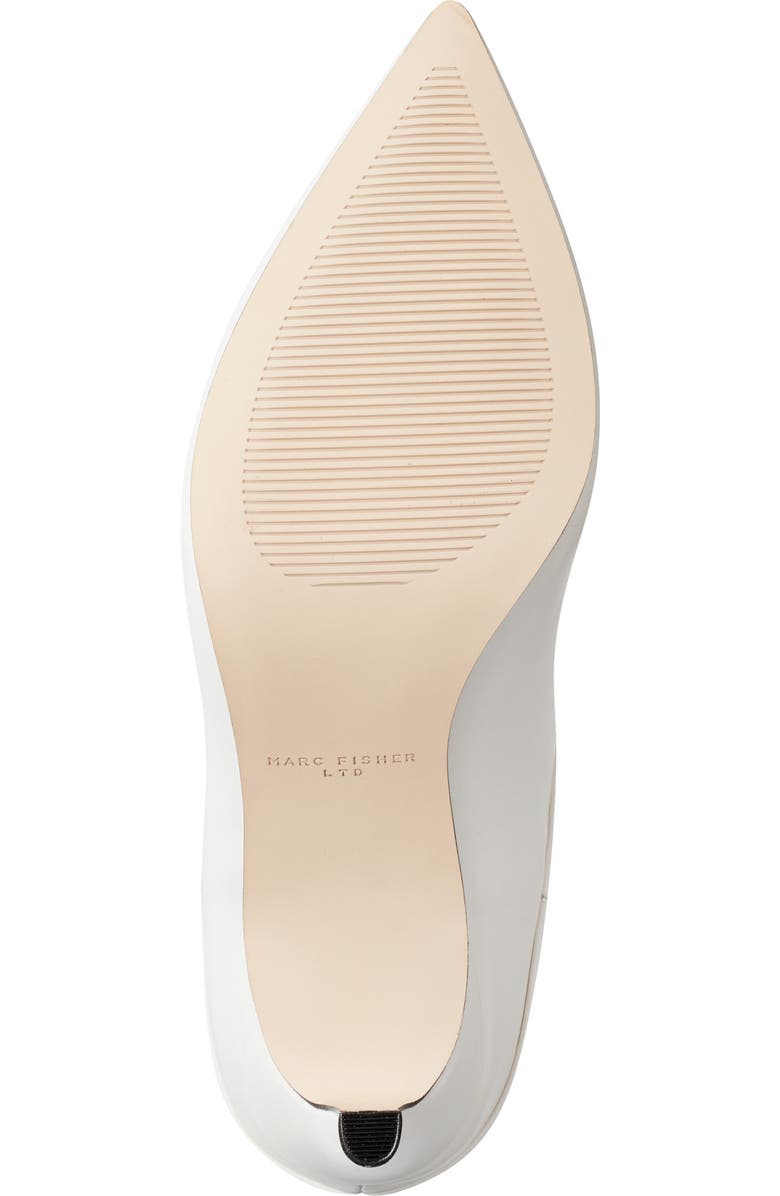 Marc Fisher LTD Gentle Pointed Toe Knee High Boot, Alternate, color, White