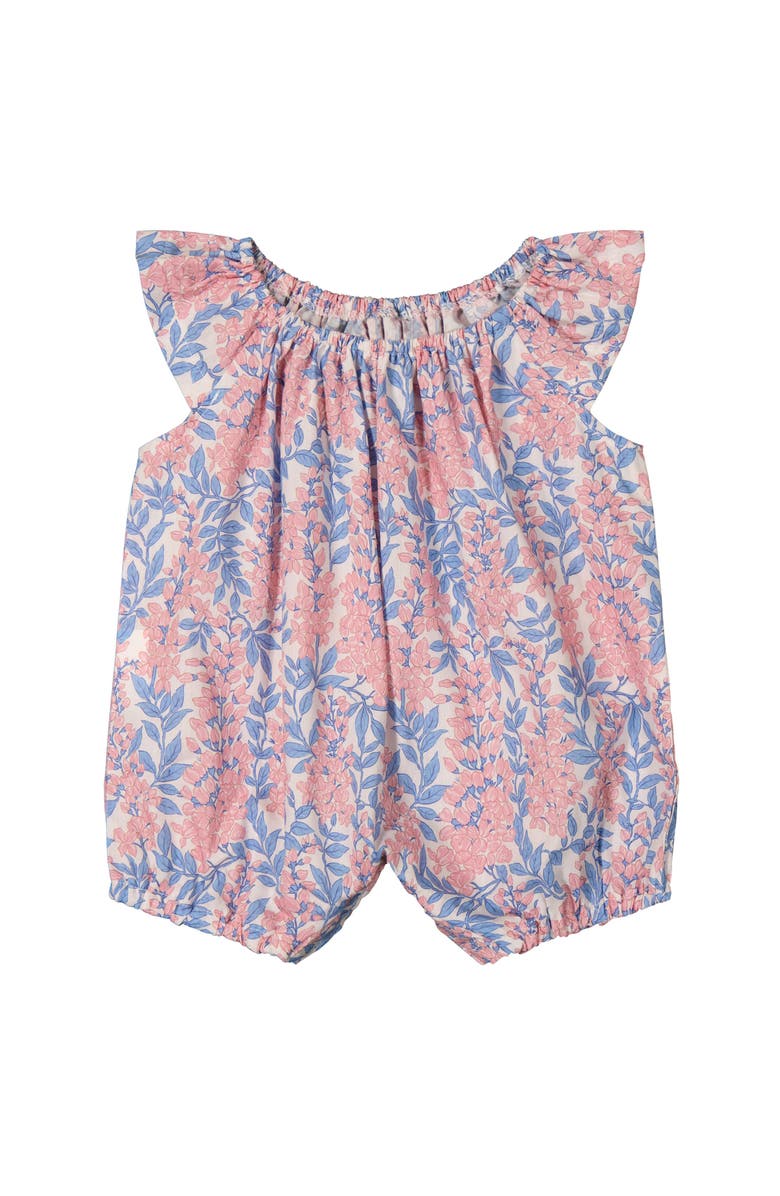 Busy Bees Amelia Romper Pink Azalea, Main, color, 