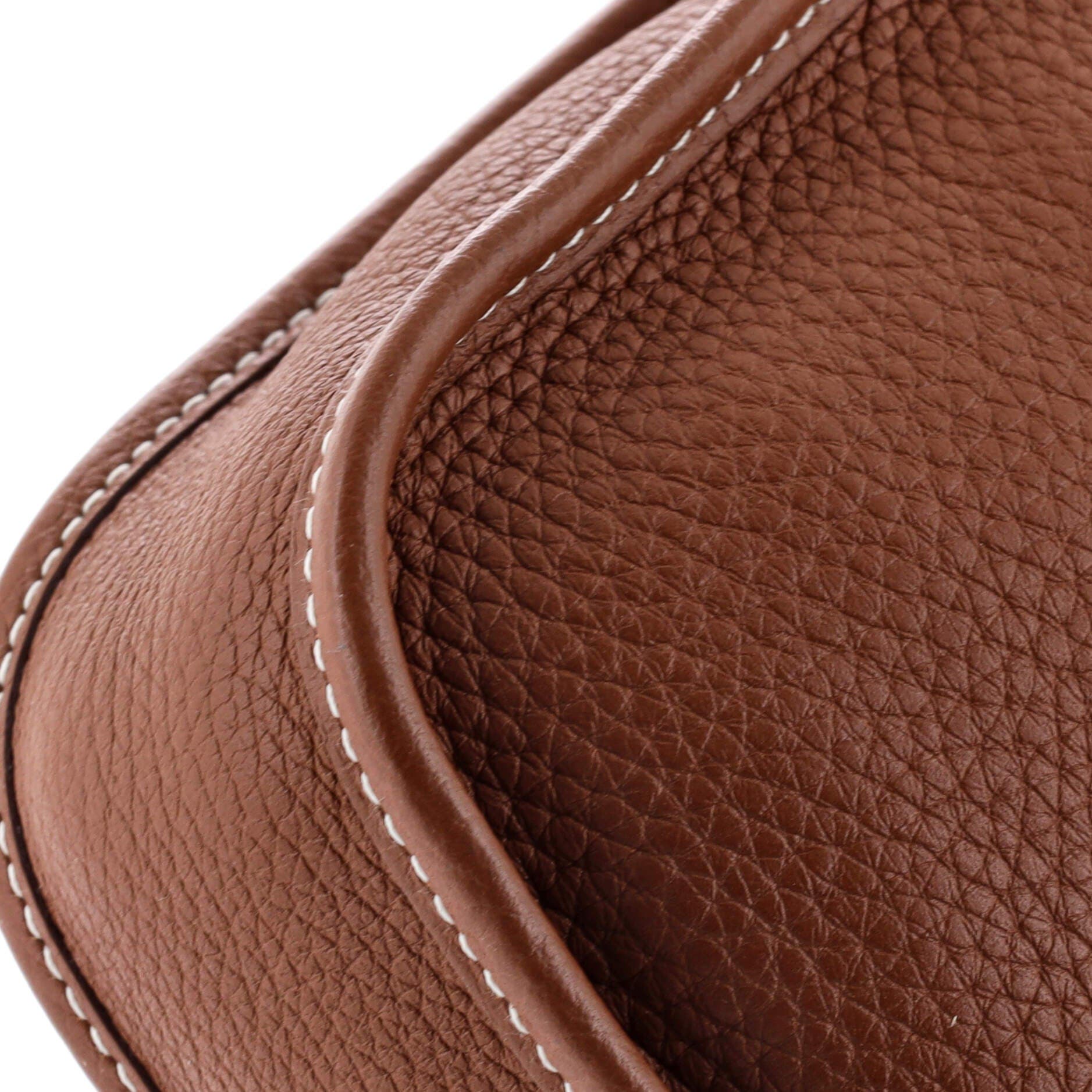 Pre-Owned Hermes Evelyne Bag Gen III Clemence TPM, Alternate, color, Gold