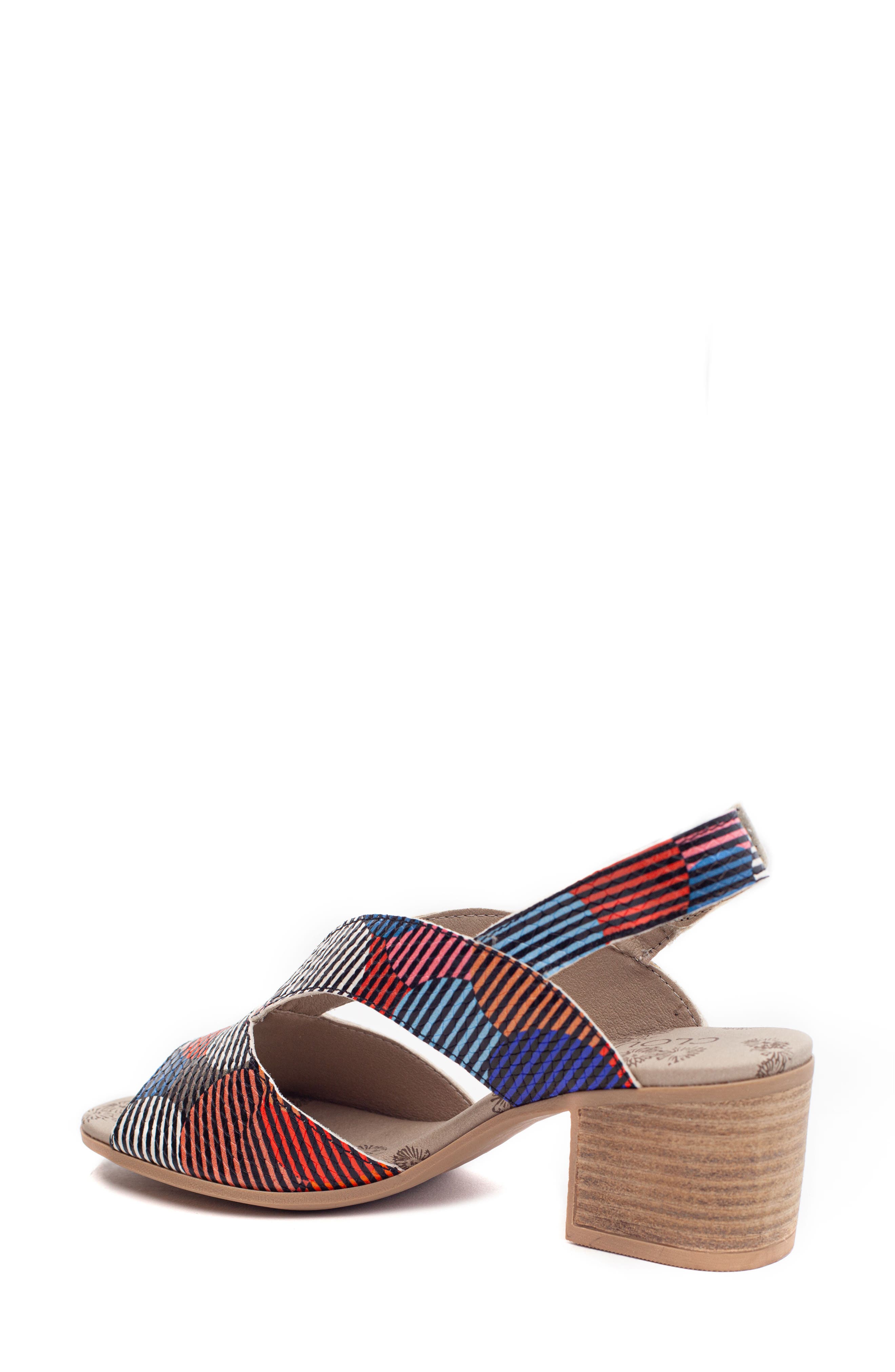 CLOUD Stella Block Heel Sandal, Alternate, color, 