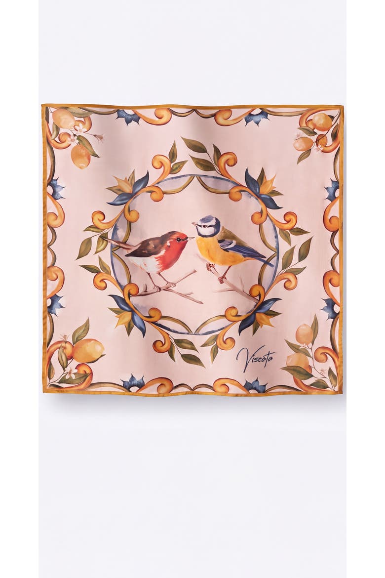 Square Scarf, Main, color, Robin