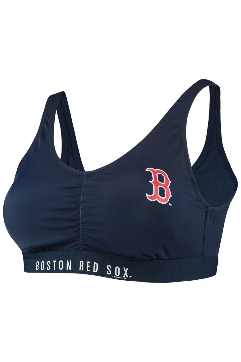 Women's G-III Sports by Carl Banks Navy Boston Red Sox All-Star Bikini Top, Alternate, color, Navy