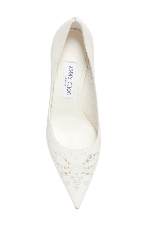 Jimmy Choo Love 85 Beaded Mesh Pumps