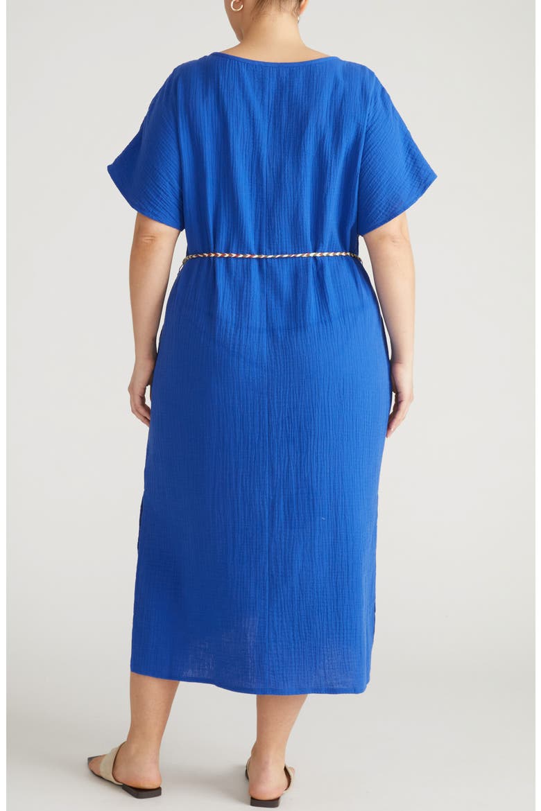 Landsbury Cotton Gauze Dress, Alternate, color, ULTRAMARINE BLUE