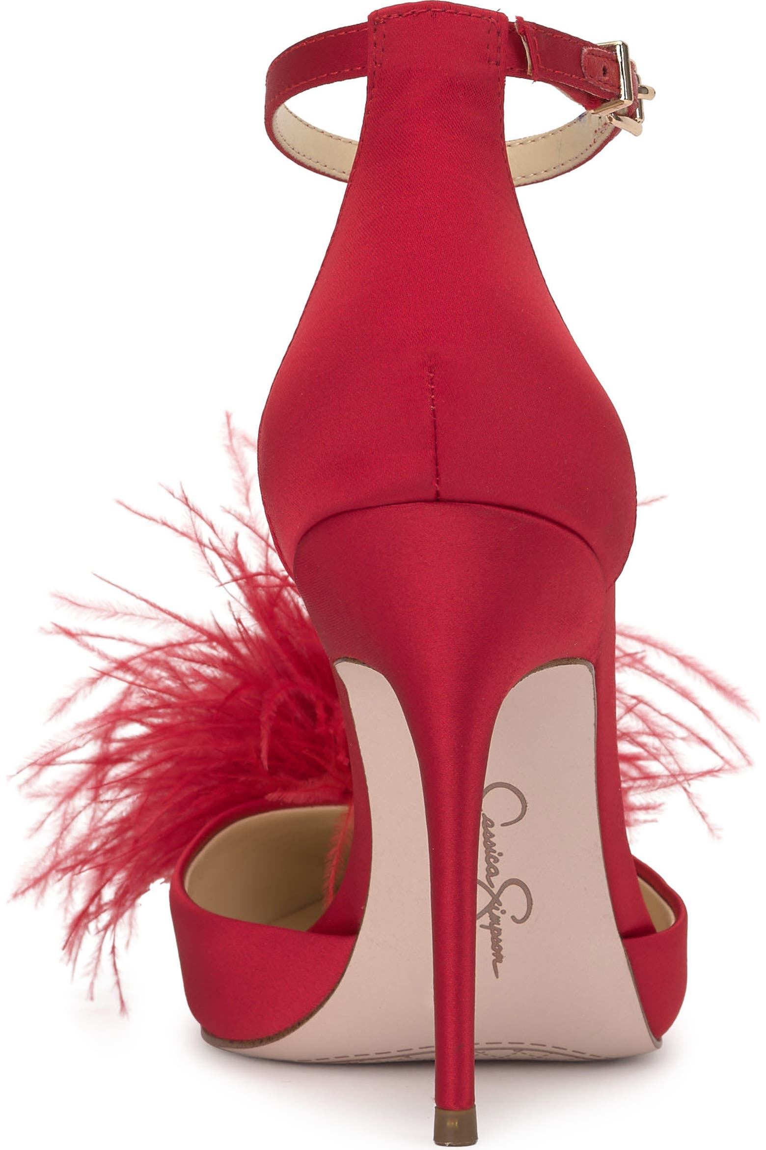 Jessica Ragg Jessica Simpson Wolistie Pompom Stiletto Sandal (Women) | Nordstromrack