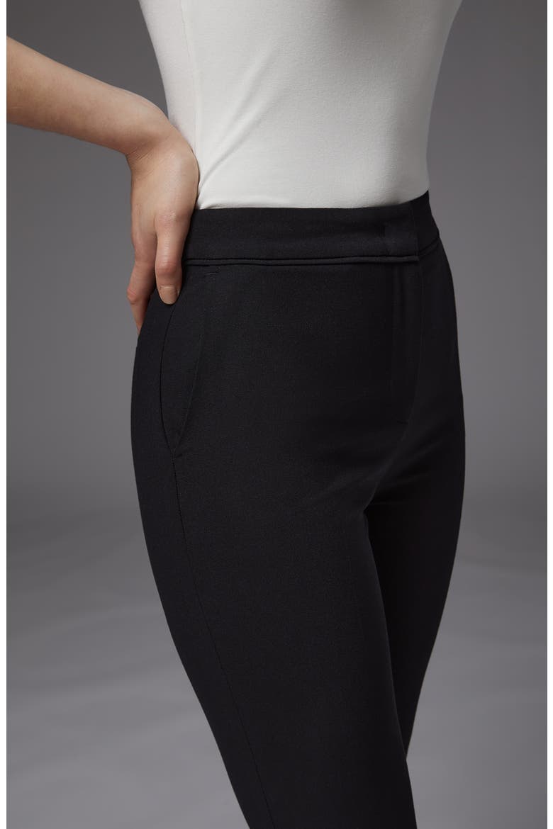 Wiley Slim Fit Ankle Trousers, Alternate, color, BLACK