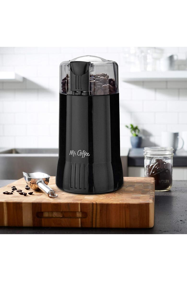 4-12 Cup Electric Coffee Grinder with Safety Switch, Alternate, color, Black