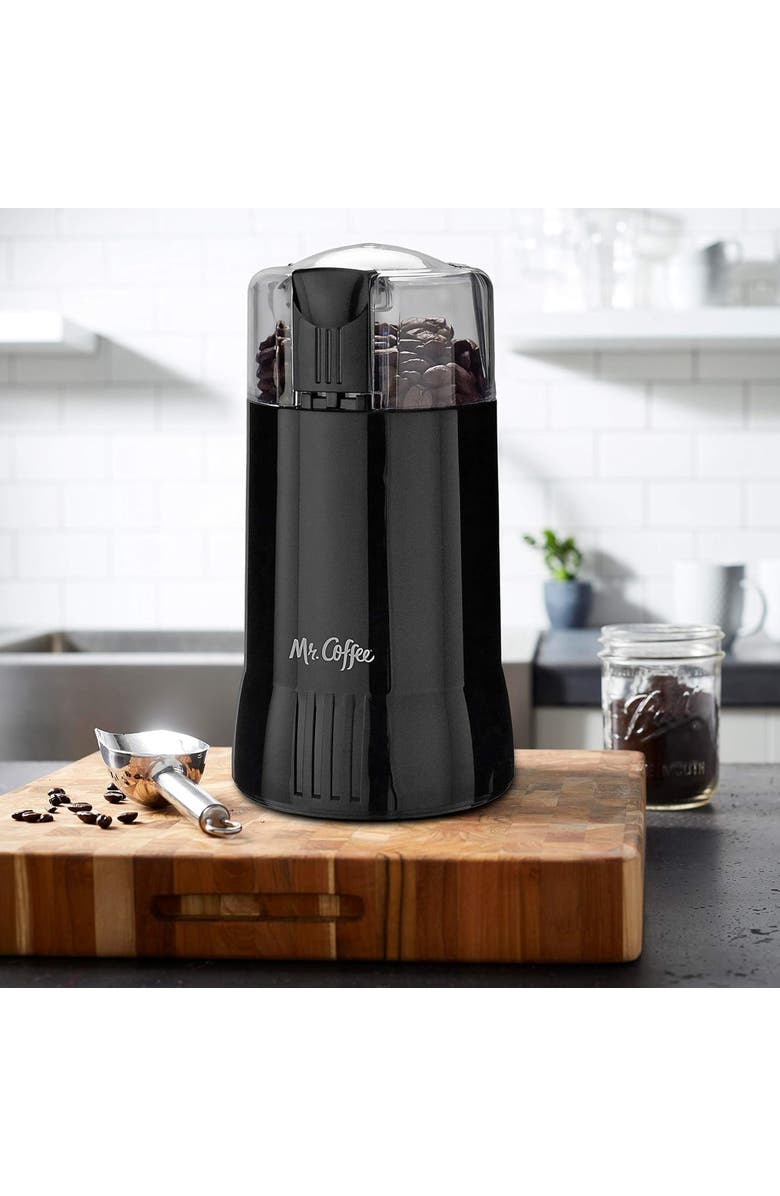Mr. Coffee 4-12 Cup Electric Coffee Grinder with Safety Switch in Black, Alternate, color, Black