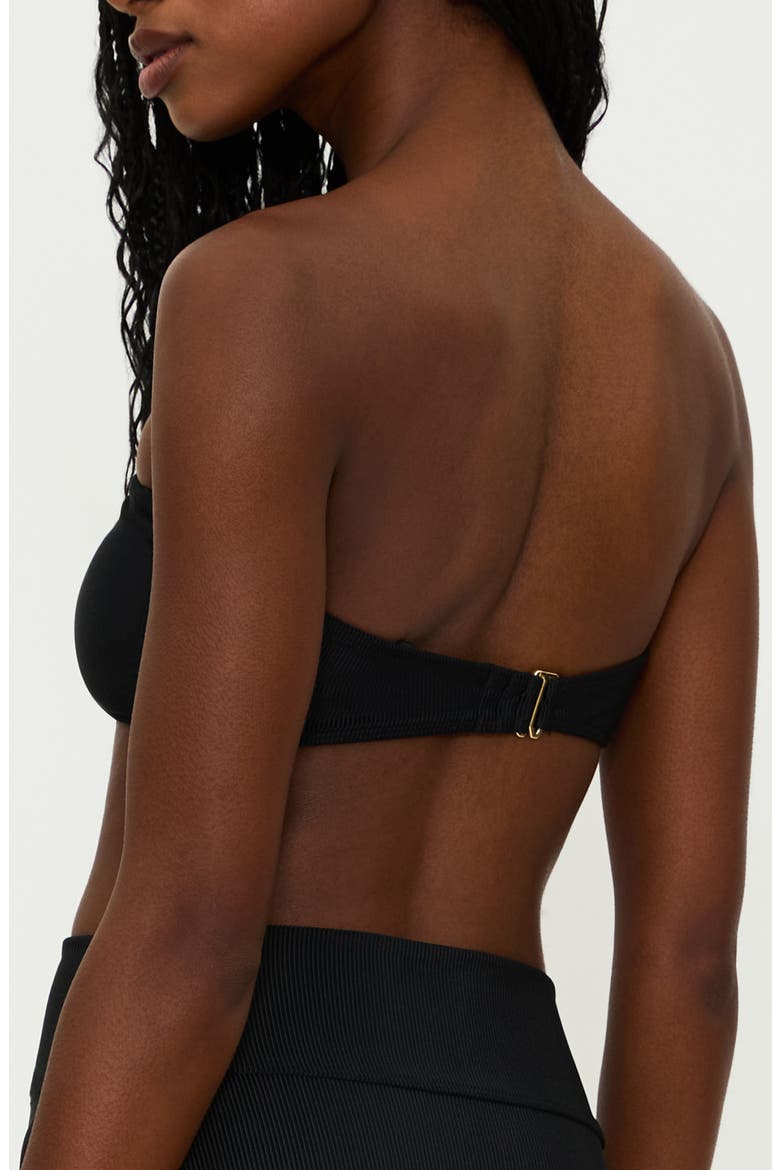 Kelsey Bikini Top, Alternate, color, BLACK