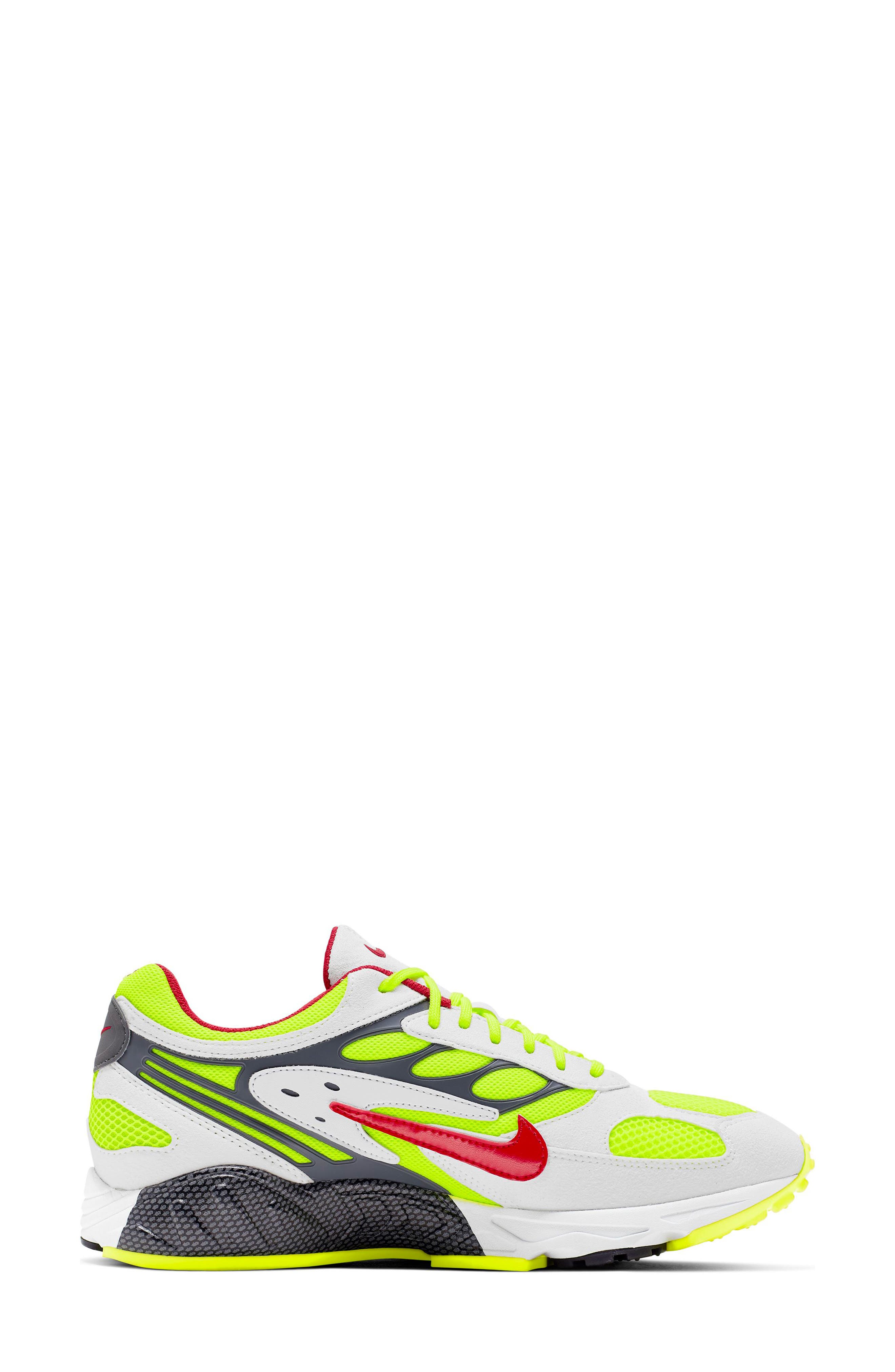 Air Ghost Racer Sneaker, Alternate, color, WHITE/ ATOM RED/ YELLOW