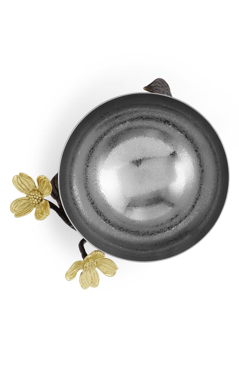 Michael Aram Dogwood Small Bowl, Alternate, color, Silver/ Gold/ Brass