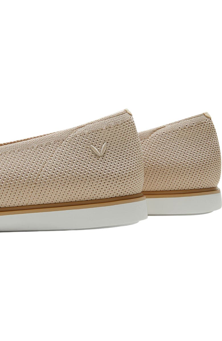 VIVAIA Square-Toe All-Day Standing Flats, Alternate, color, Almond