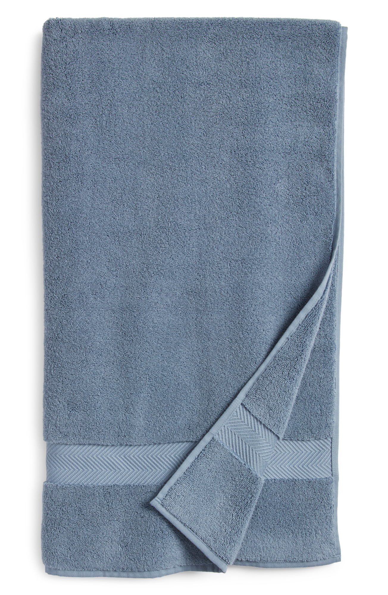 Nordstrom Organic Hydrocotton Bath Towel - Blue Chip, Bath Towel