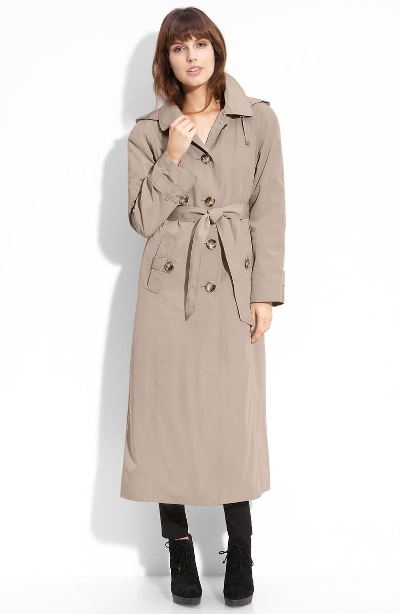 London Fog Club Collar Trench Coat, Main, color, 