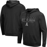 COLOSSEUM Men's Colosseum Black Appalachian State Mountaineers Blackout 3.0 Pullover Hoodie