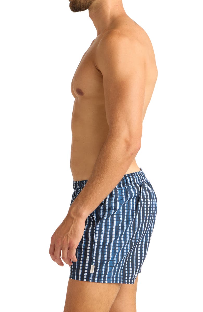AUTO-REPLY<sup>™</sup> Print 4-Inch Nylon Swim Trunks, Alternate, color, Lapis/ Bright Blue