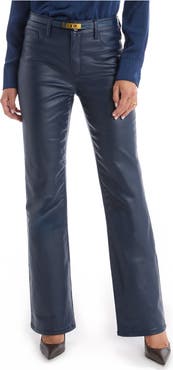 The Noli Shop Aria Coated Flare Jean Petite