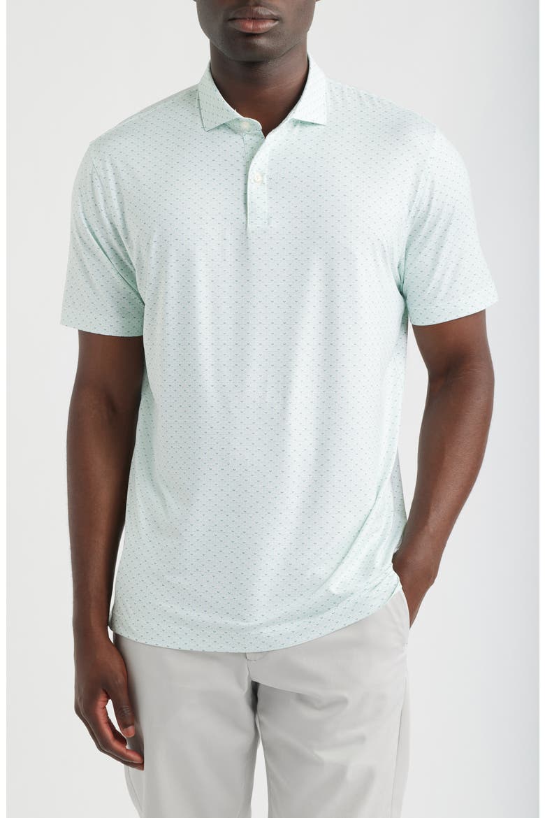 Fall Flower Featherweight Performance Polo, Main, color, SUBLIME