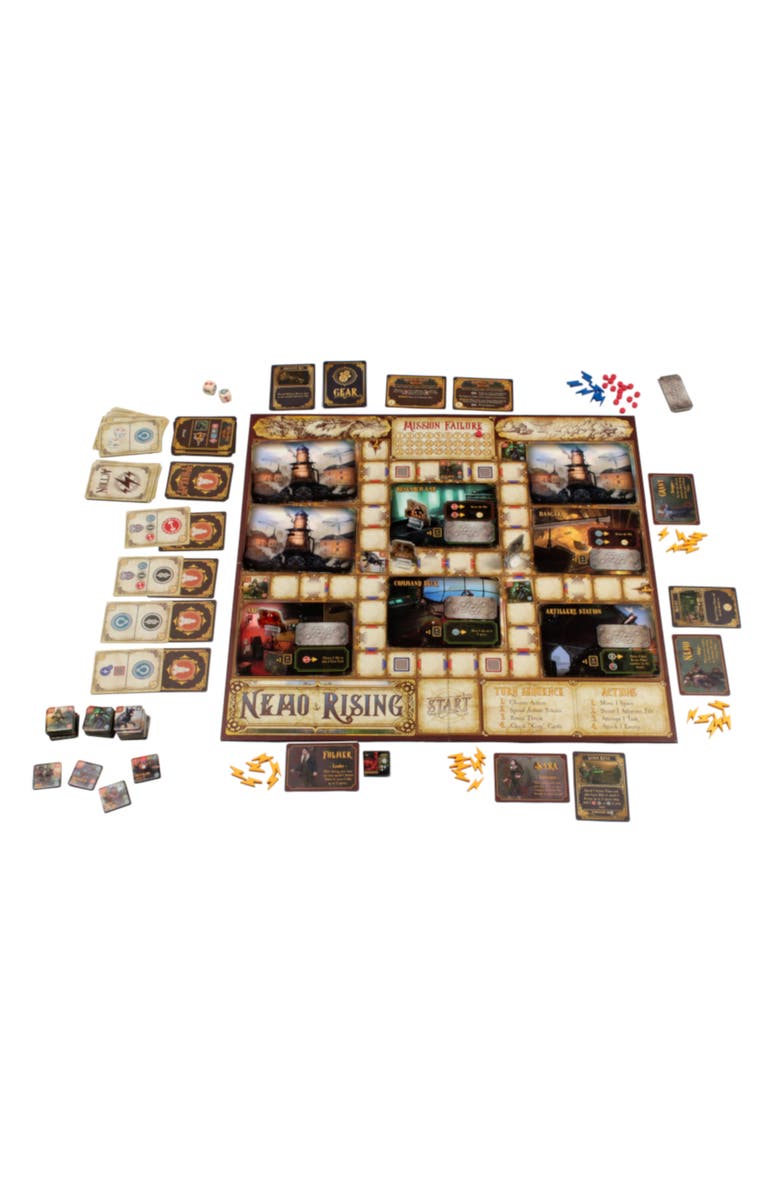 WizKids Games Nemo Rising, Robur the Conqueror Cooperative Board Game, Alternate, color, 