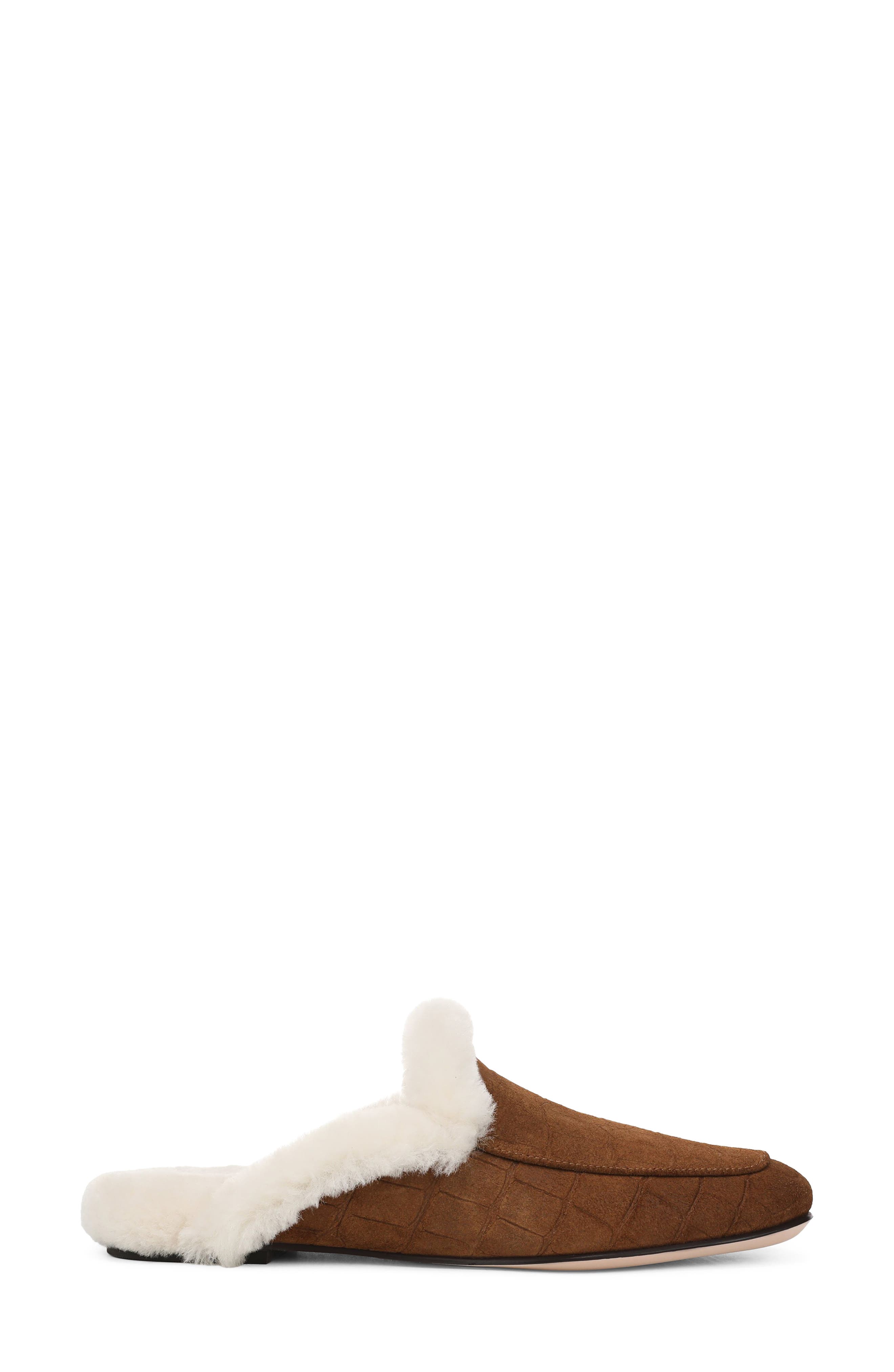 Yvette Wool Mule, Alternate, color, SADDLE/ CREAM