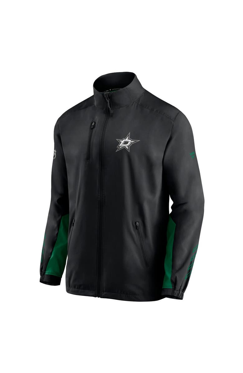 FANATICS Men's Fanatics Branded Black Dallas Stars Authentic Pro Locker Room Rinkside Full-Zip Jacket, Alternate, color, 