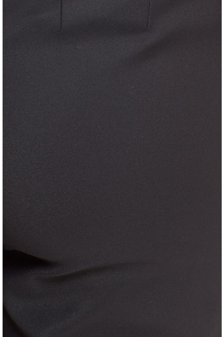 Jennifer Micro Ottoman Ankle Pants, Alternate, color, CAVIAR