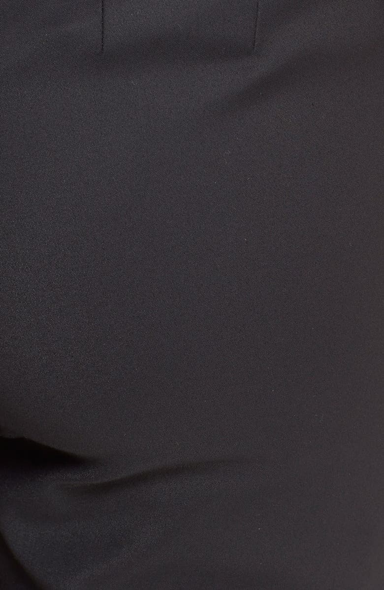 St. John Collection Jennifer Micro Ottoman Ankle Pants, Alternate, color,