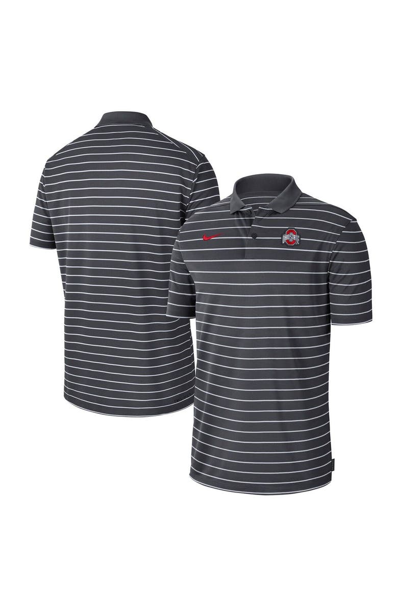 Nike Men's Nike Anthracite Ohio State Buckeyes 2022 Early Season Coaches Performance Polo, Main, color, 