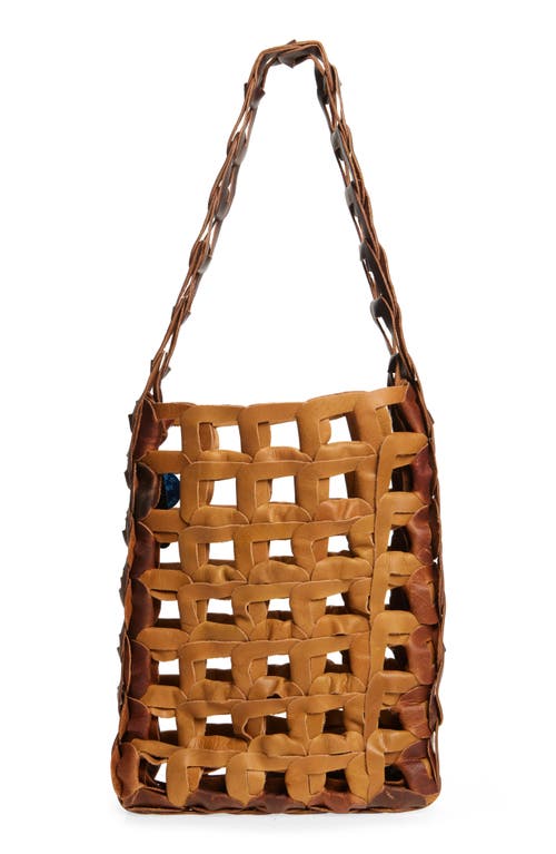 SC103 Medium Links Leather Tote in Rind  product