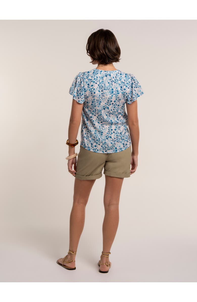 Brakeburn Bianca Blouse, Alternate, color, Cream