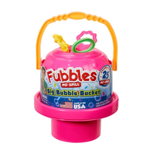 Little Kids Fubbles No Spill Big Bubble Bucket, Pink in Multicolored  product