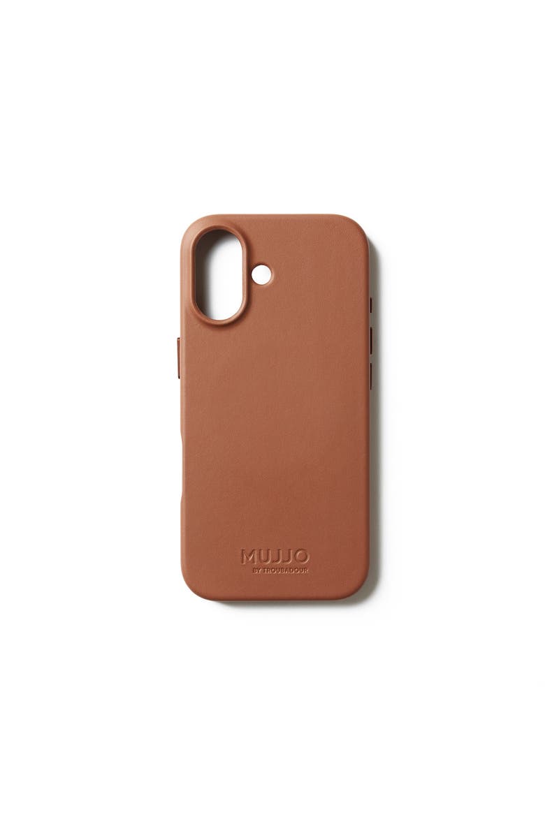 MUJJO Full Leather Case for iPhone 17, Main, color, Tan