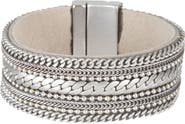 SAACHI Leather Chain Bracelet