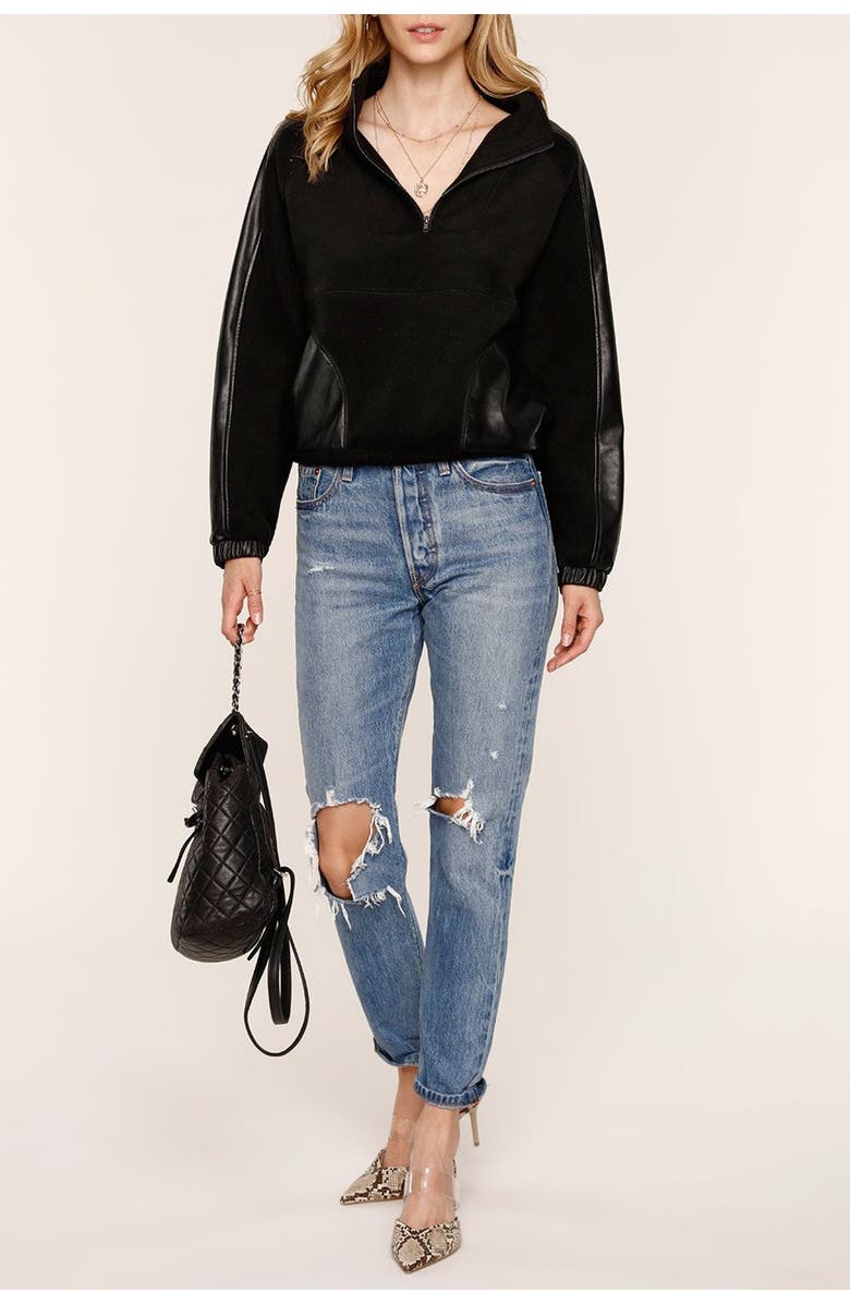 Heartloom Kay Terry Paneled Sweatshirt, Alternate, color,