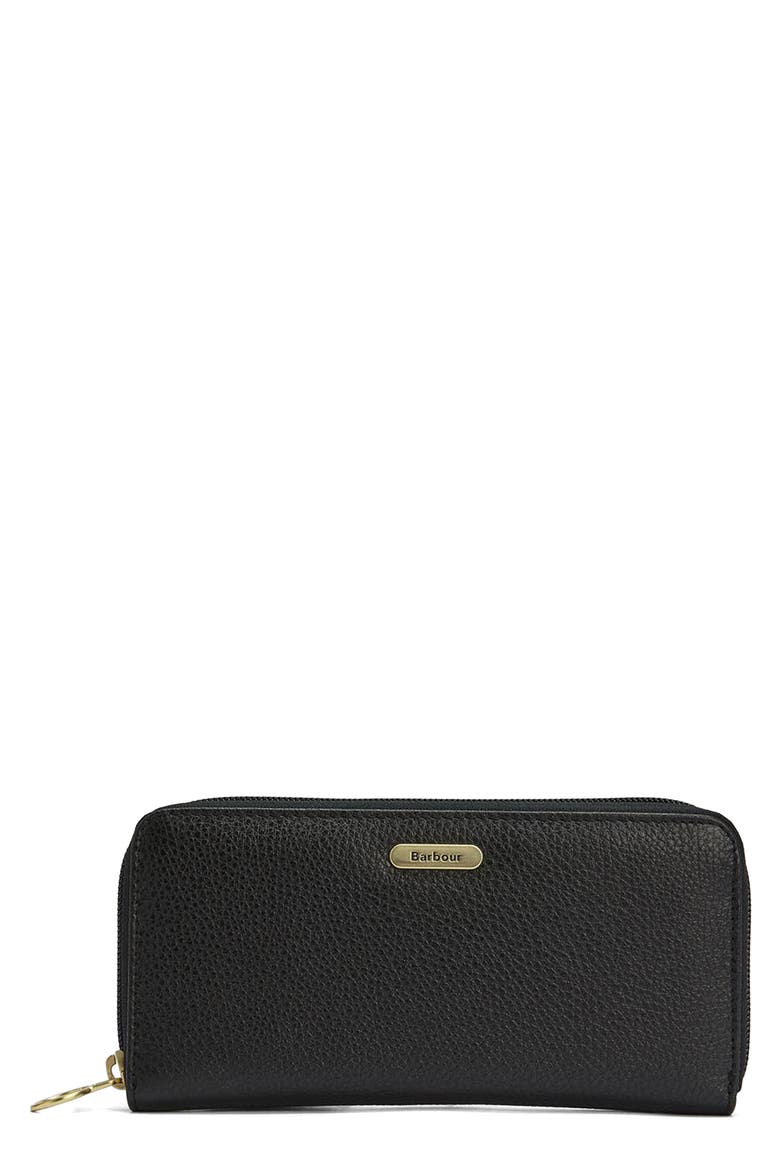 Birch RFID Leather Wallet, Main, color, BLACK