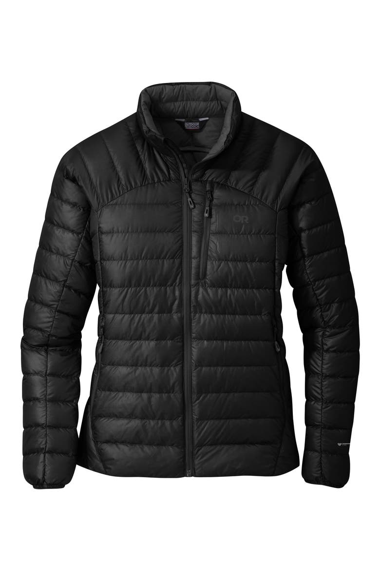 Helium Water Repellent 800 Fill Down Jacket, Alternate, color, BLACK
