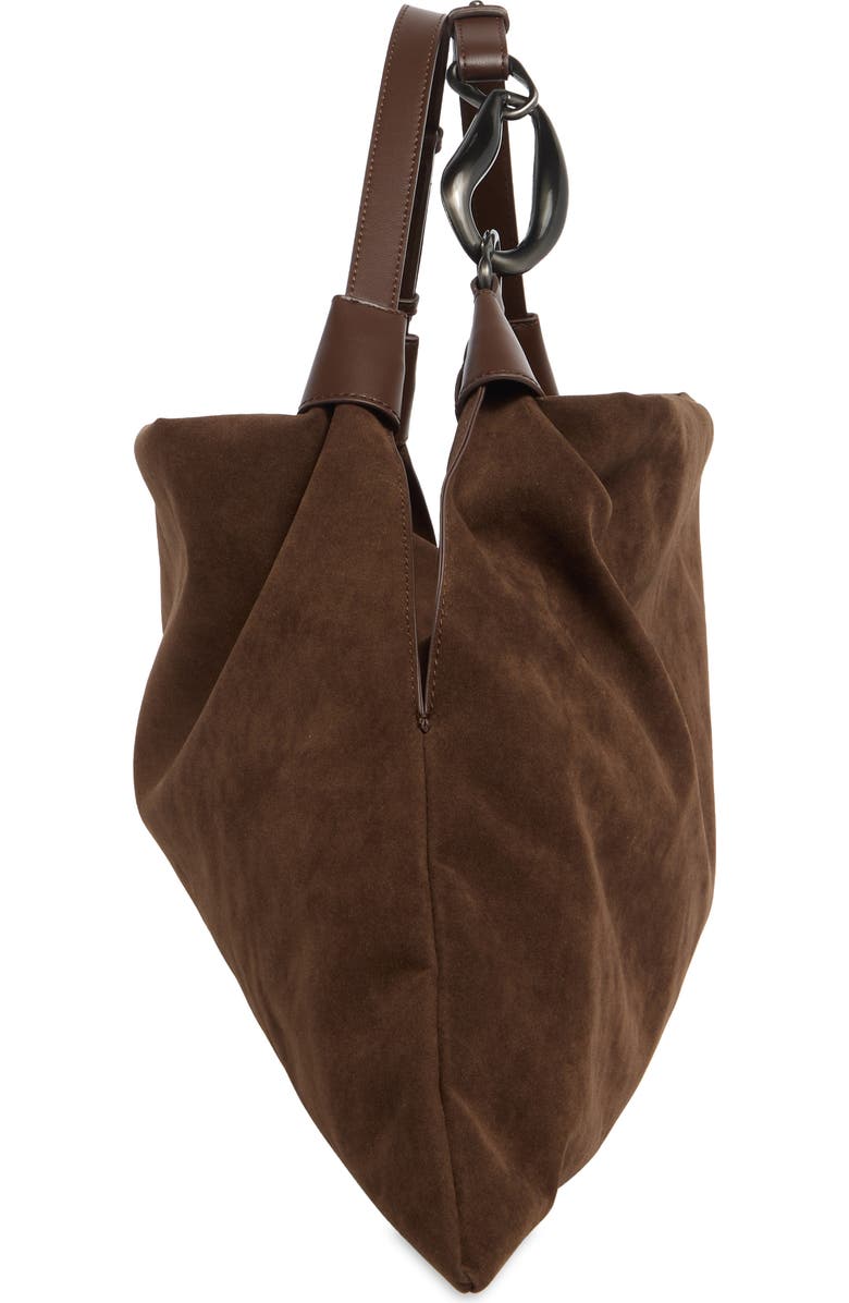 BCBG Hardware Ring Hobo Bag, Alternate, color, Chocolate