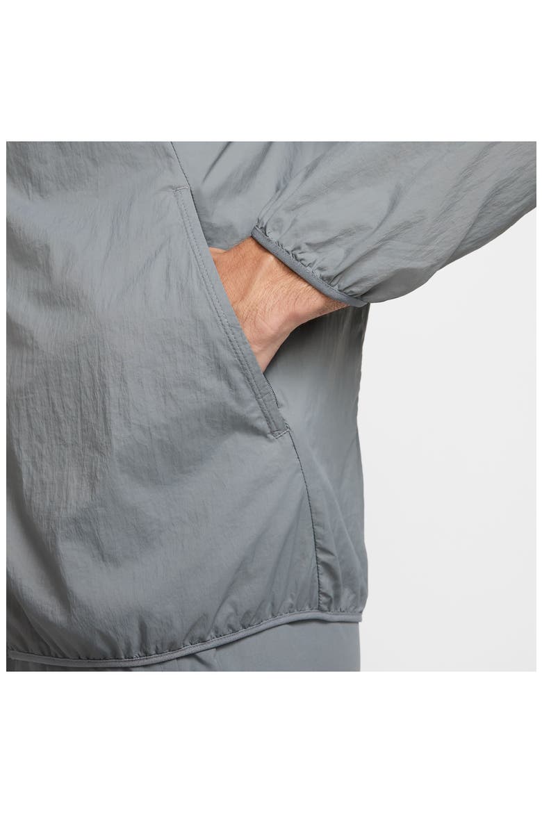 Stride Dri-FIT UV Hooded Running Jacket, Alternate, color, SMOKE GREY/ REFLECTIVE SILV