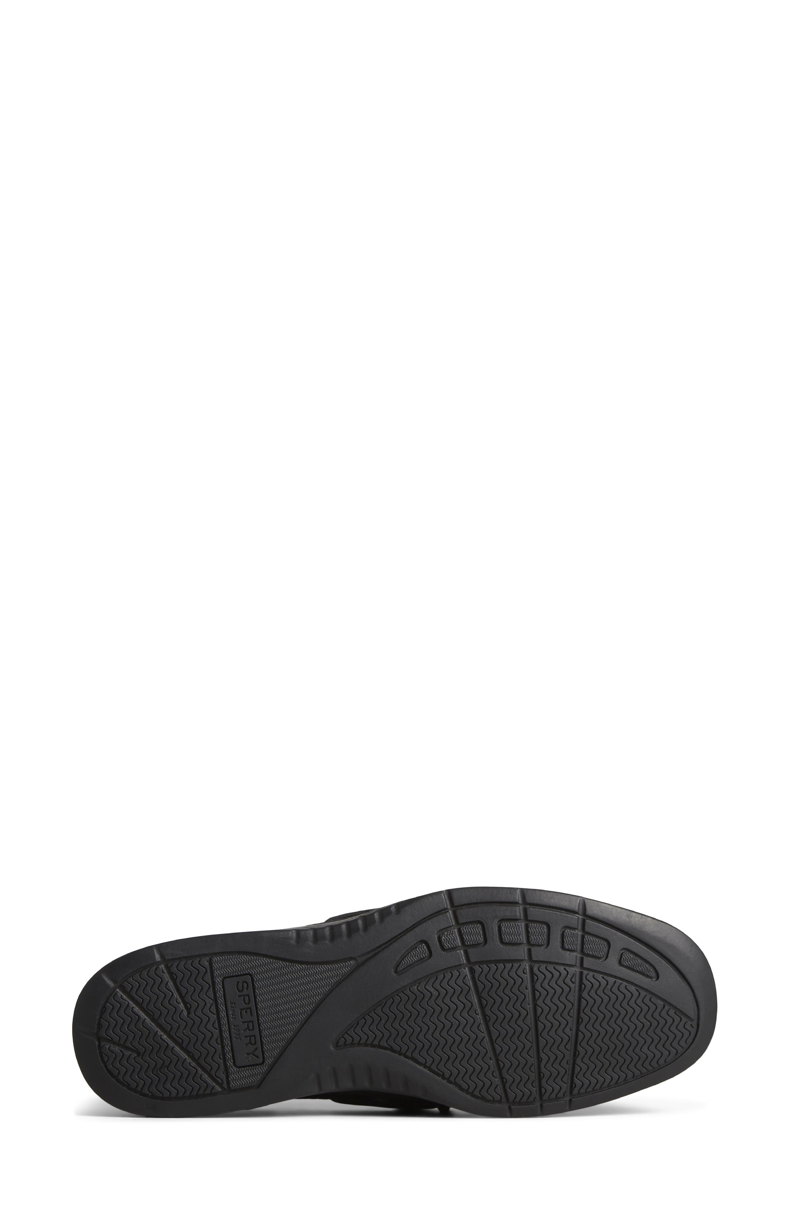 Bluefish 2-Eye Boat Shoe, Alternate, color, BLACK