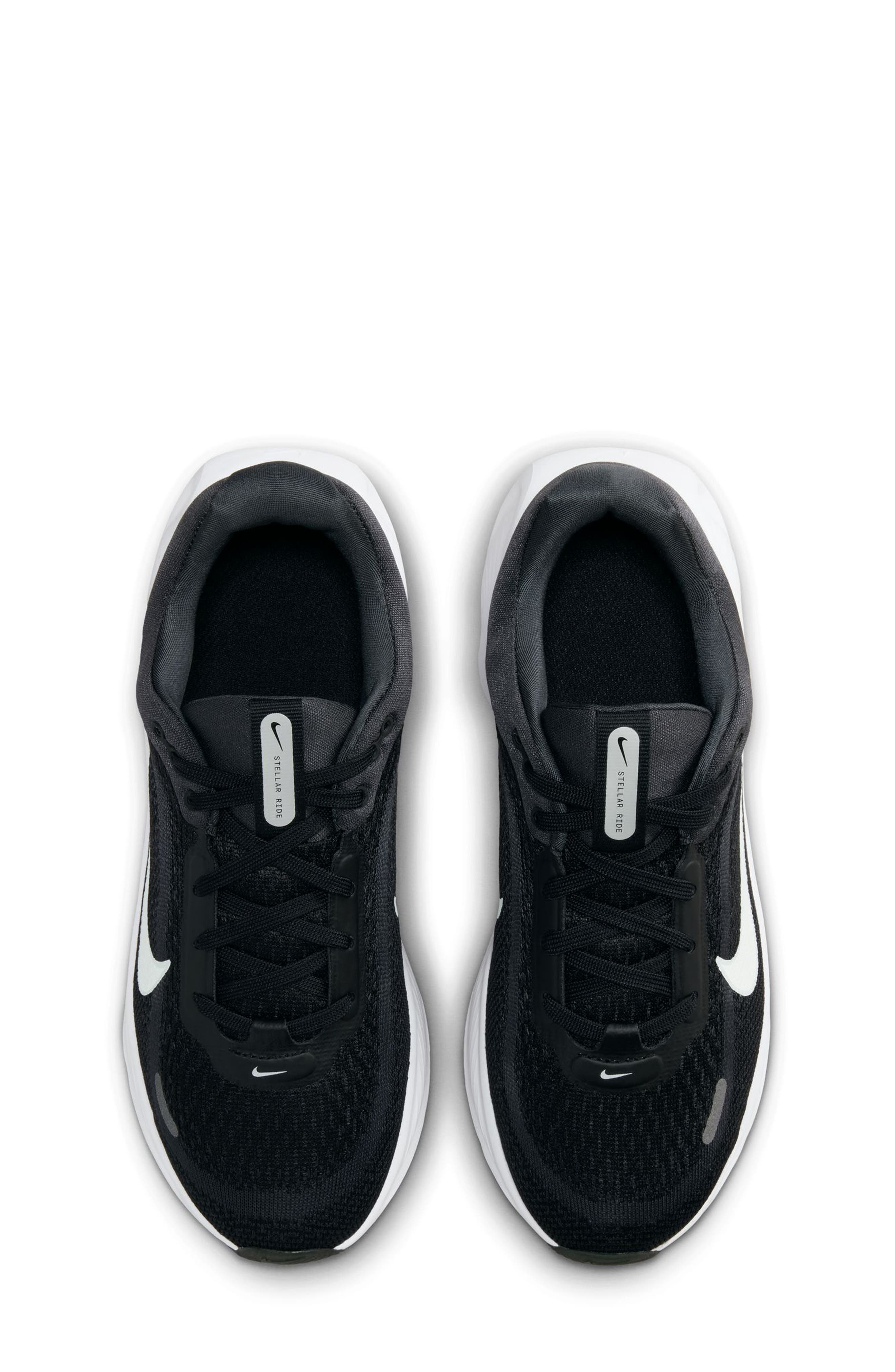 Nike Kids' Stellar Ride Running Sneaker, Alternate, color, Black/White