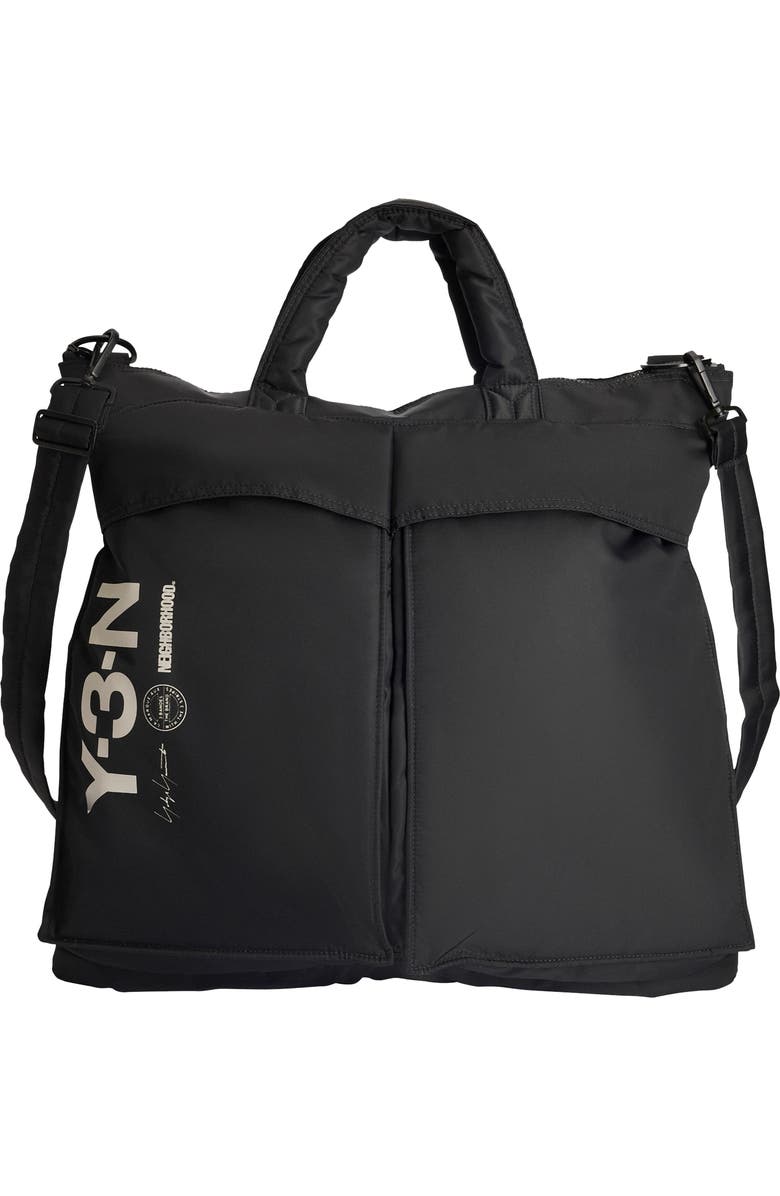 Y-3 x Neighborhood Nylon Tote, Main, color,