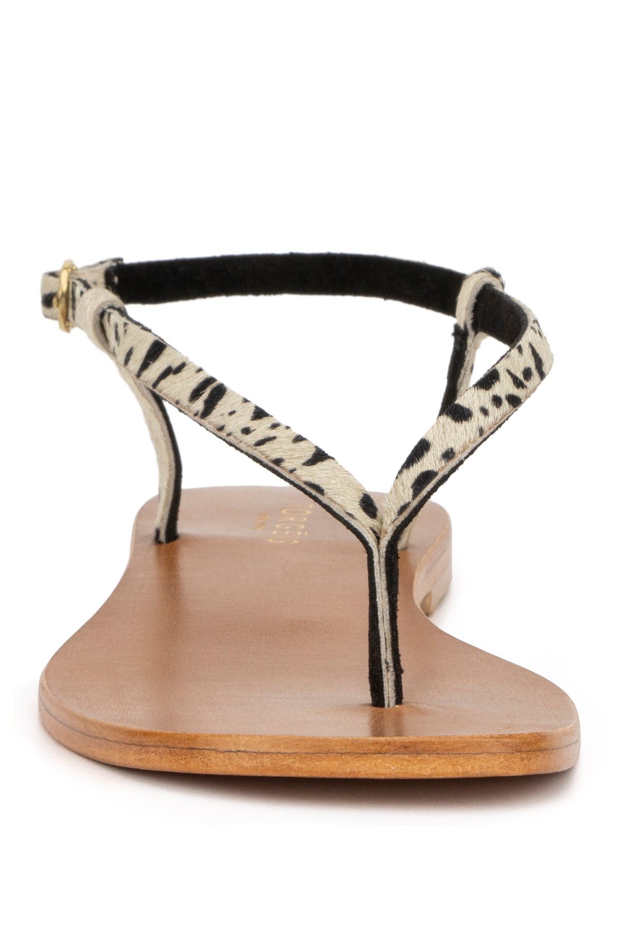 TORGEIS Diana Animal Print Thin Strap Sandal, Alternate, color, Pony