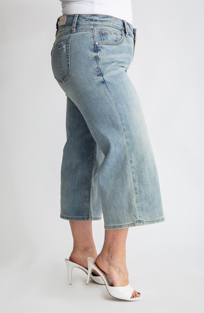 SLINK Jeans Crop Wide Leg Jeans, Alternate, color, 