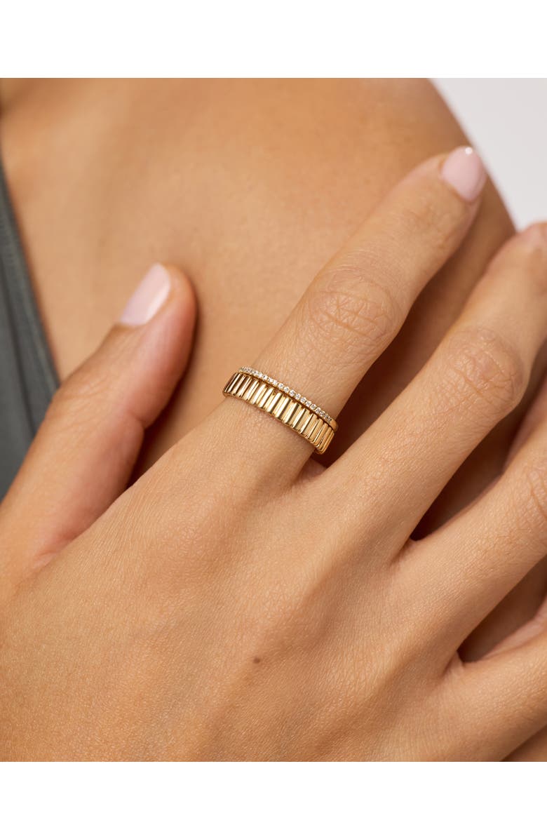 Ana Luisa Gold Ring Set - Diamond Galaxy Ring Set, Alternate, color, 